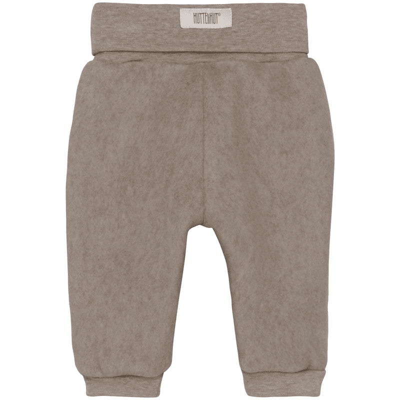 Huttelihut bukse i bomullsfleece, Savannah Melange