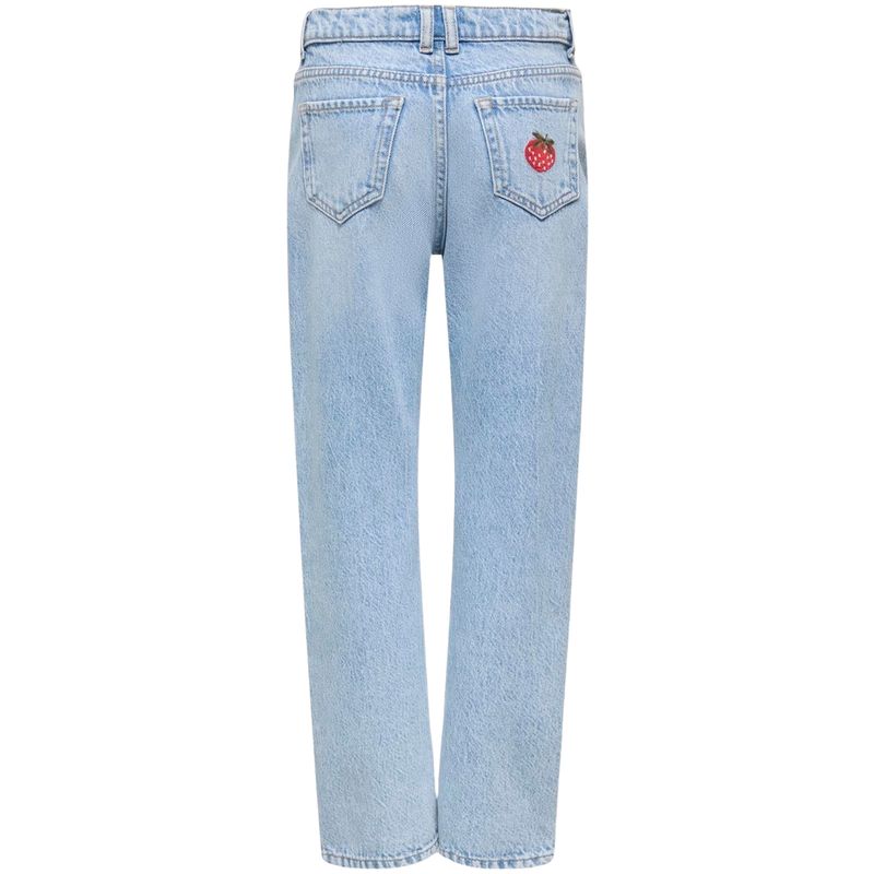 Kids Only Kogdad straight-fit jeans barn, Light Blue Denim