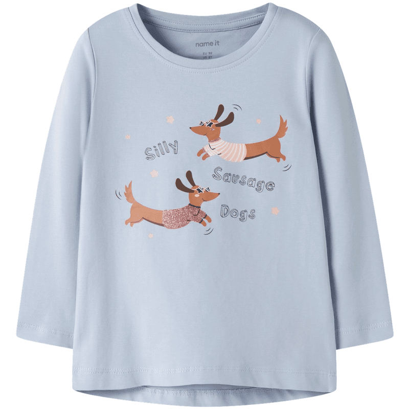 Name It Nmfvix genser til småbarn, Subdued Blue