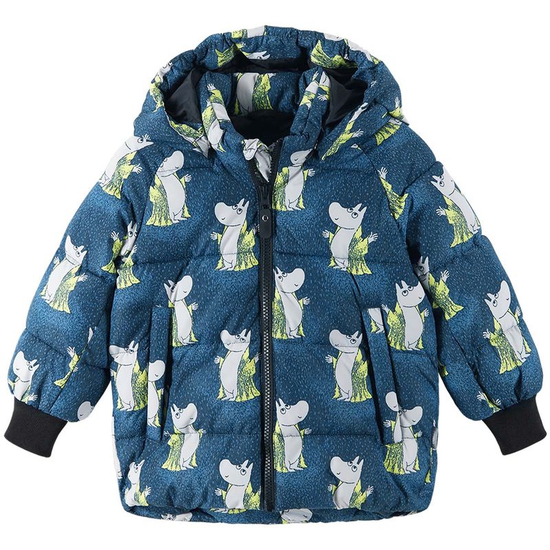 Reima Lykta Moomin vinterjakke til småbarn, Navy