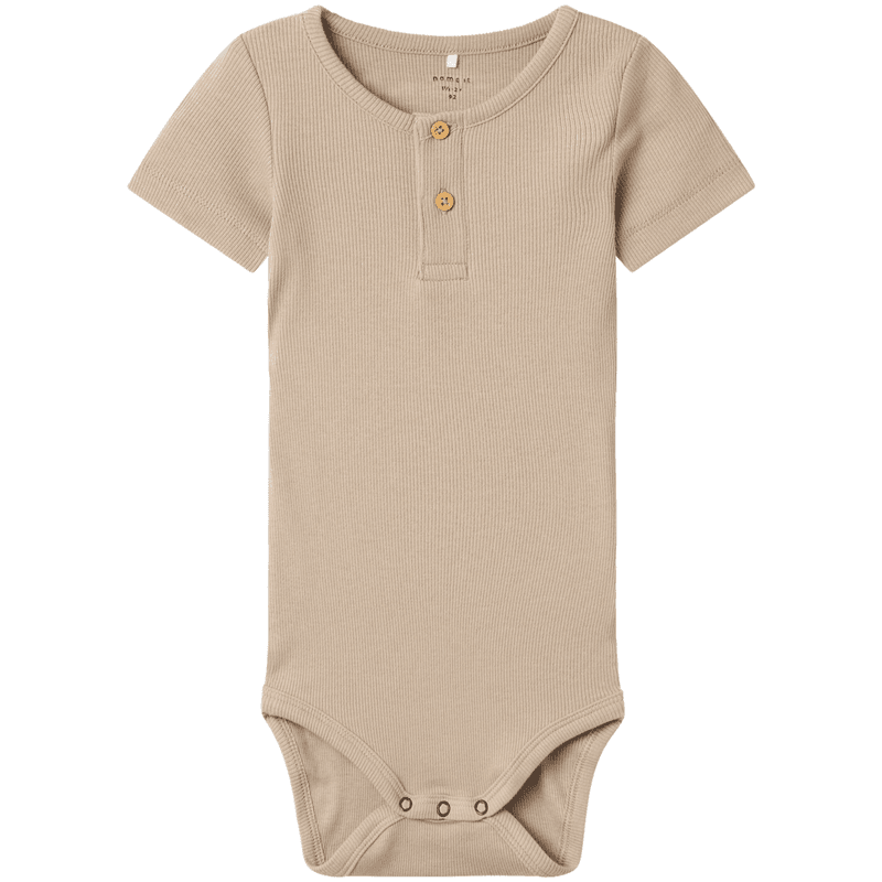 Name It Nbmkab kortermet body, Pure Cashmere