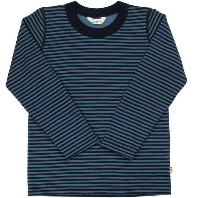 Hovedbilde Joha Mini Stripe genser i ull til barn, Blue