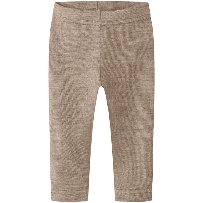 Hovedbilde Lil' Atelier Nbnnilo leggings i ull/modal, Sepia ...