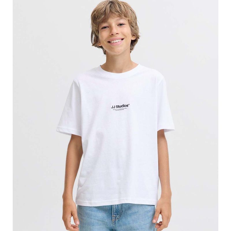 Jack and Jones Junior Jjesoho t-skjorte, White