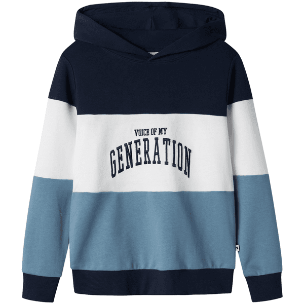 Bilde av Name It Nkmdemu hettegenser til barn, Navy Blazer