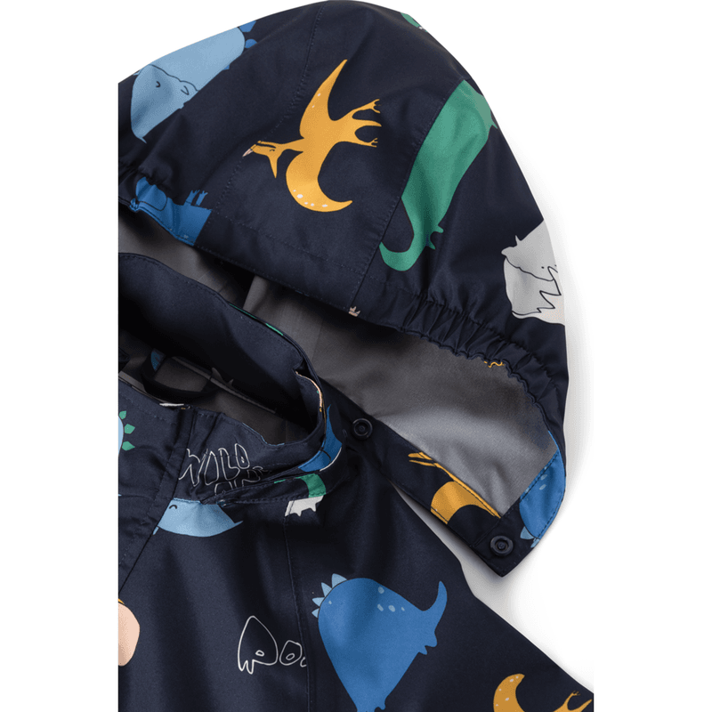 Liewood Pedia regnsett til barn, Dino Roar/Navy