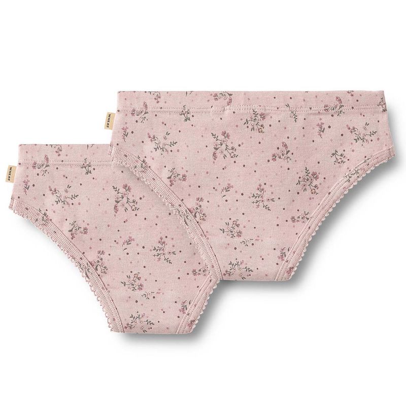 Wheat Havanna 2-pack truser til barn, Lilac Flowers