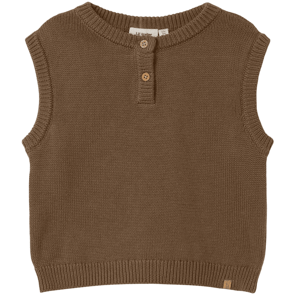 Bilde av Lil' Atelier Nmmramlo strikket vest til småbarn, ...