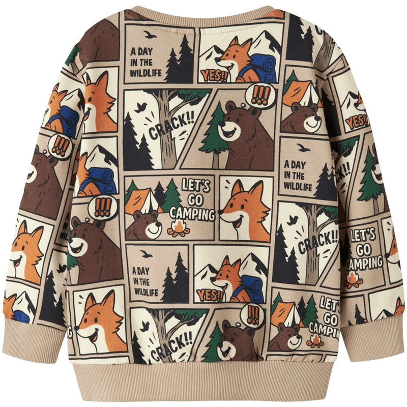Name It Nmmoswaldy sweatshirt til småbarn, Sesame