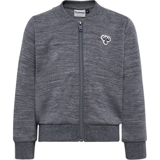 Hovedbilde Hummel Hmlmini zip-jakke i ull/bomull, Dark Grey