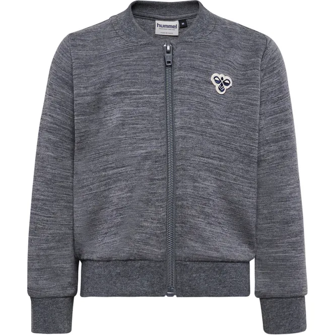 Hovedbilde Hummel Hmlmini zip-jakke i ull/bomull, Dark Grey