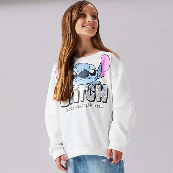 Hovedbilde Name It Nkffordi Stitch sweatshirt til barn, ...