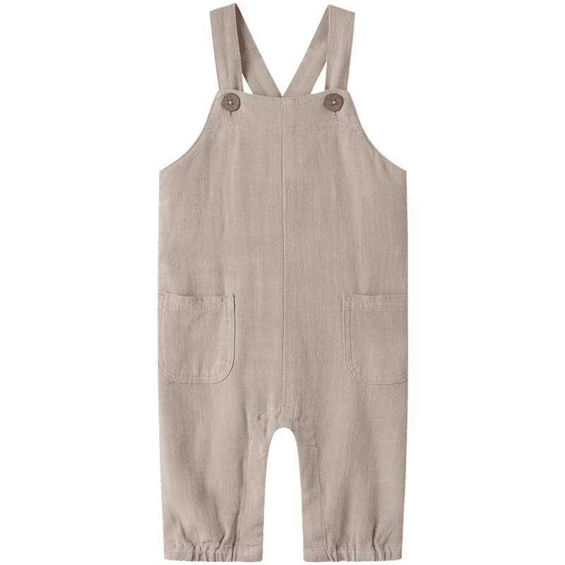 Lil' Atelier Nbmfreddie overall til baby, Feather Gray