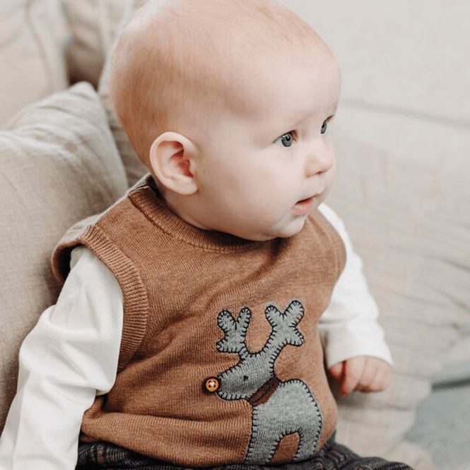 Hovedbilde Hust and Claire Hcperry vest til baby, Coffee ...
