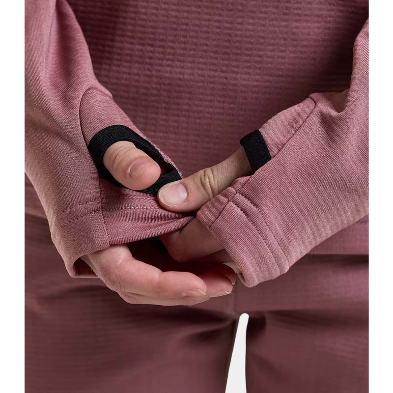Didriksons Yotta fleece-sett til barn, Dulse Pink