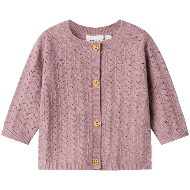 Hovedbilde Name It Nbfdesille cardigan til baby, Elderberry