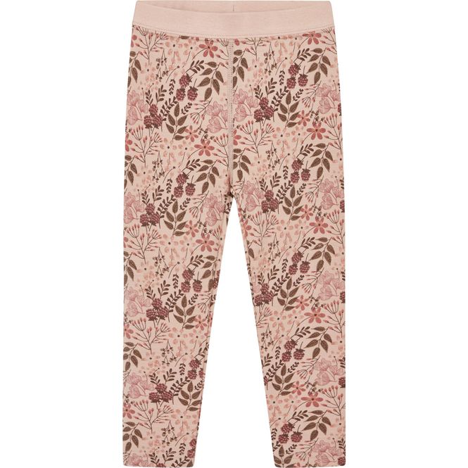 Hovedbilde Hust & Claire ull/bambus leggings blomster, Rose ...