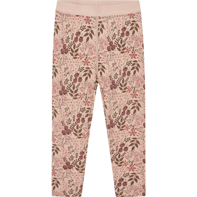 Hovedbilde Hust & Claire ull/bambus leggings blomster, Rose ...