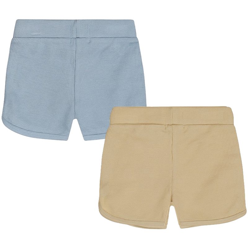 Dirkje 2-pack shorts til baby og småbarn, Blue