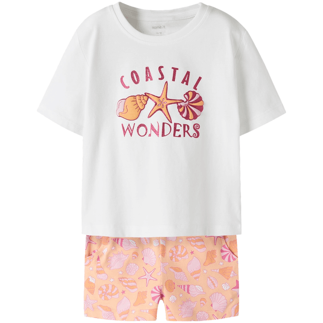 Hovedbilde Name It Nmffeniaz shorts-sett til småbarn, Bright ...