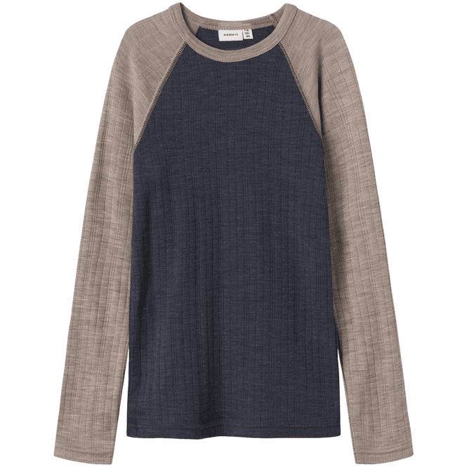 Hovedbilde Name It Nkmwang genser i ull til barn, Ombre Blue