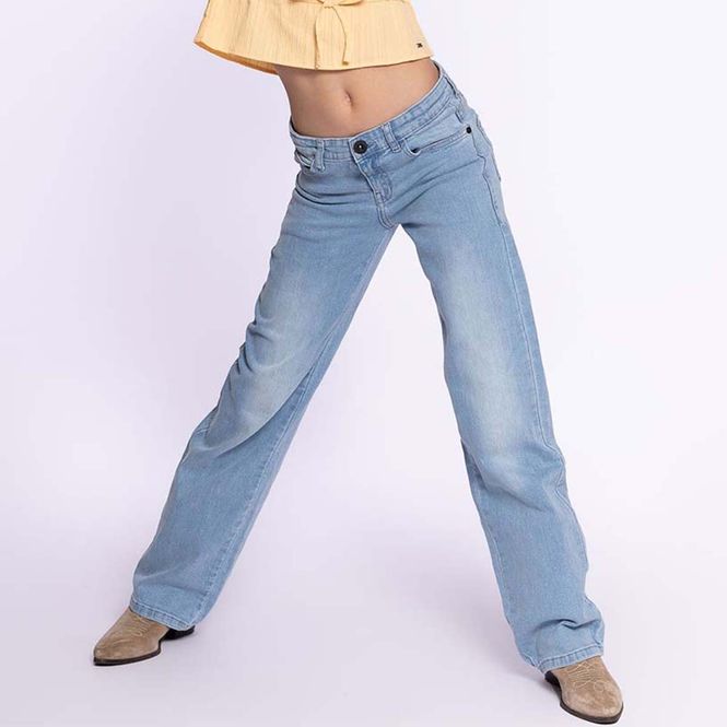 Hovedbilde No Way Monday wide leg jeans til barn, Blue Jeans