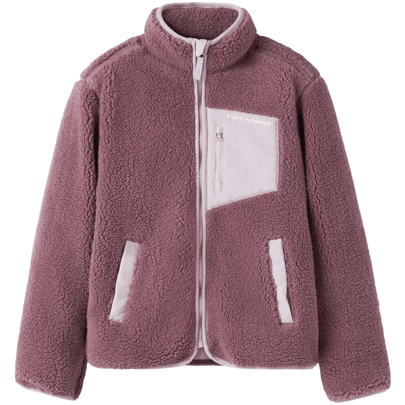 Name It Nknmattia sherpajakke til barn, Wistful Mauve