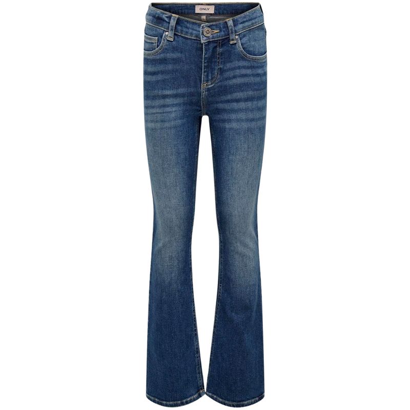 Kids Only Kogblush Flared jeans til barn, Medium Blue Denim
