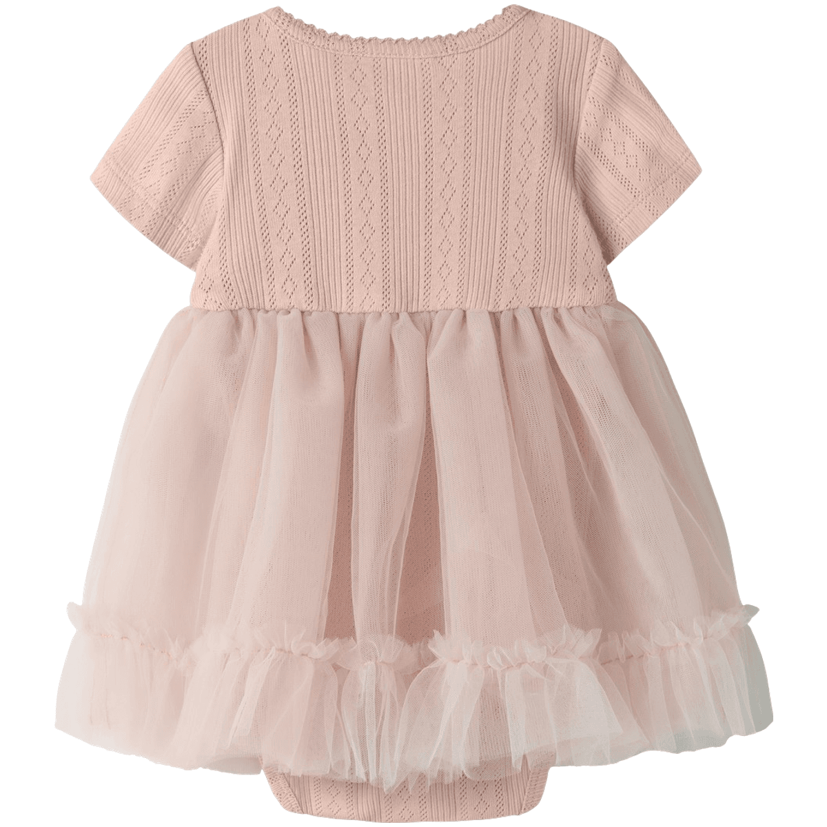 Lil' Atelier Nbffanella kjolebody, Peach Whip