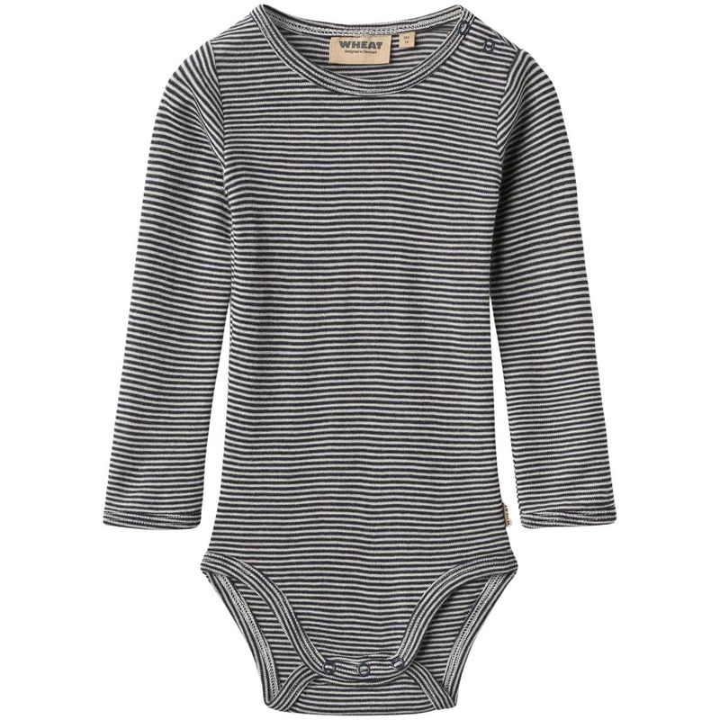Wheat Lucca body i ull, Navy Stripe