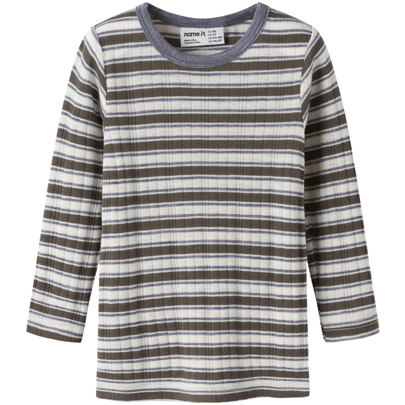 Name It Nmmwang genser i ull småbarn, Snow White/Stripes