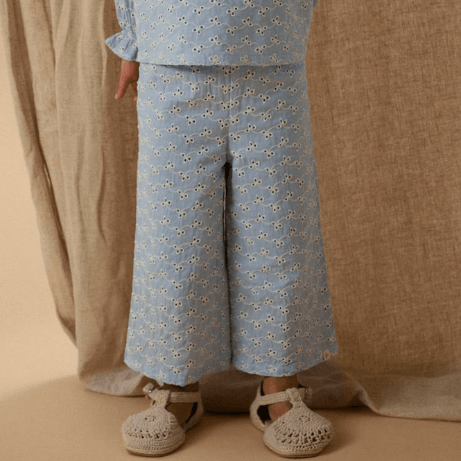 Hovedbilde Lil' Atelier Nmftessie wide-fit bukse til ...