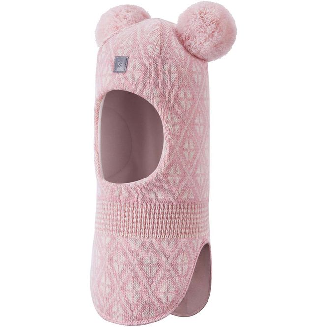 Hovedbilde Reima Kuuraan balaclava i ull til barn, Pale rose