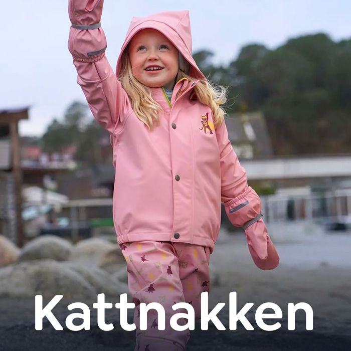 Kattnakken regntøy og yttertøy nyheter til barn