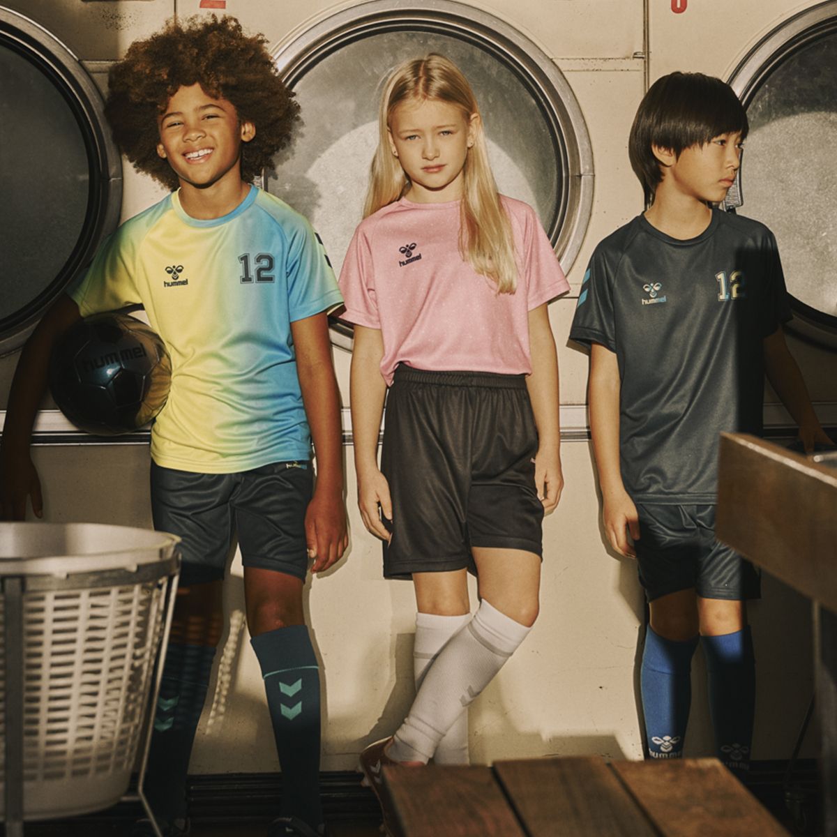 Fotball drakter og fotballsko til barn