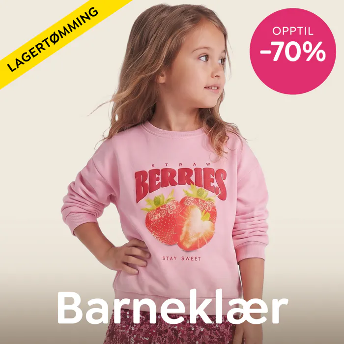 Salg barneklær