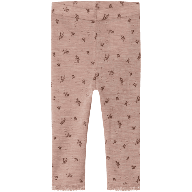 Hovedbilde Name It Nbfwang Wool Needle leggings til baby, ...