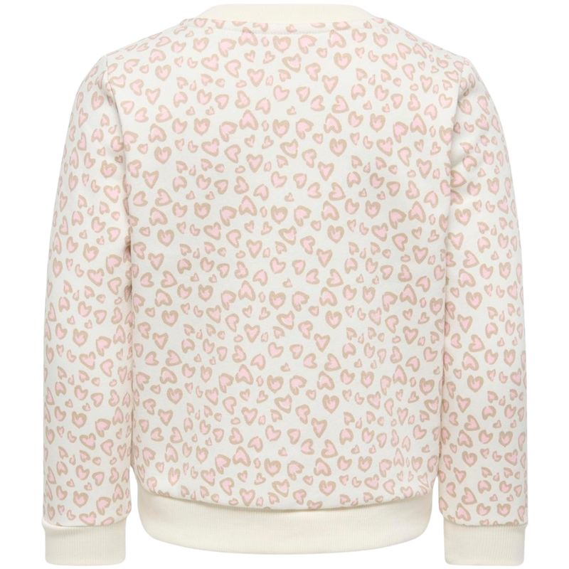 Kids Only Kmgleonora sweatshirt til småbarn, Tofu