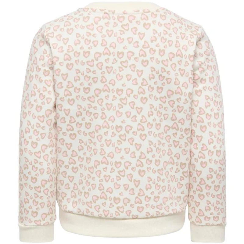 Kids Only Kmgleonora sweatshirt til småbarn, Tofu