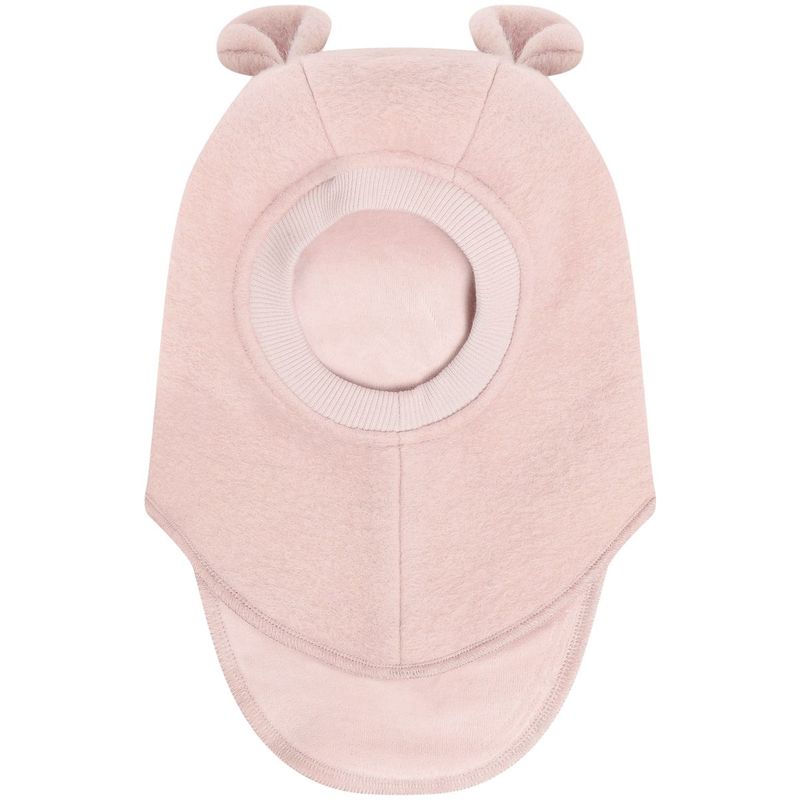 HUTTEliHUT balaclava i ull m/ører, Rose Smoke