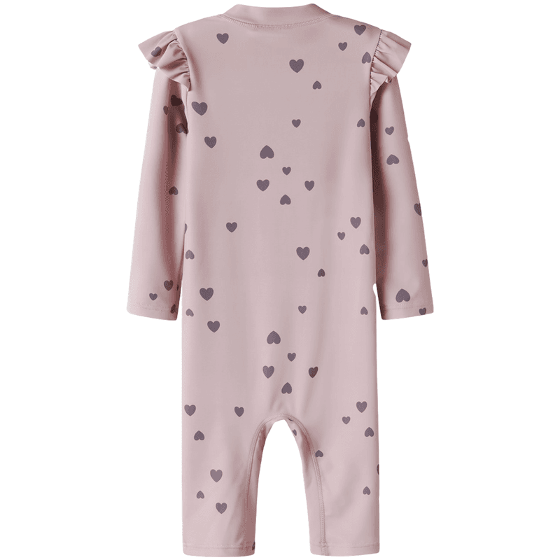 Name It Nmfzippa UV-drakt til småbarn, Burnished Lilac