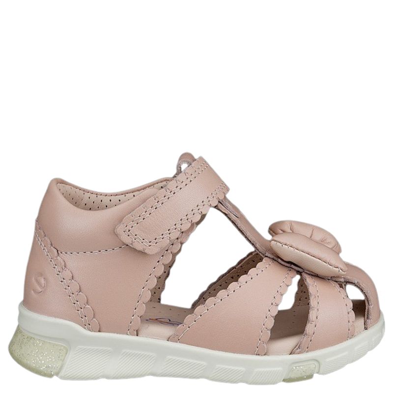 Ecco Mini Stride Fisherman Bow sandaler barn, Rose Dust