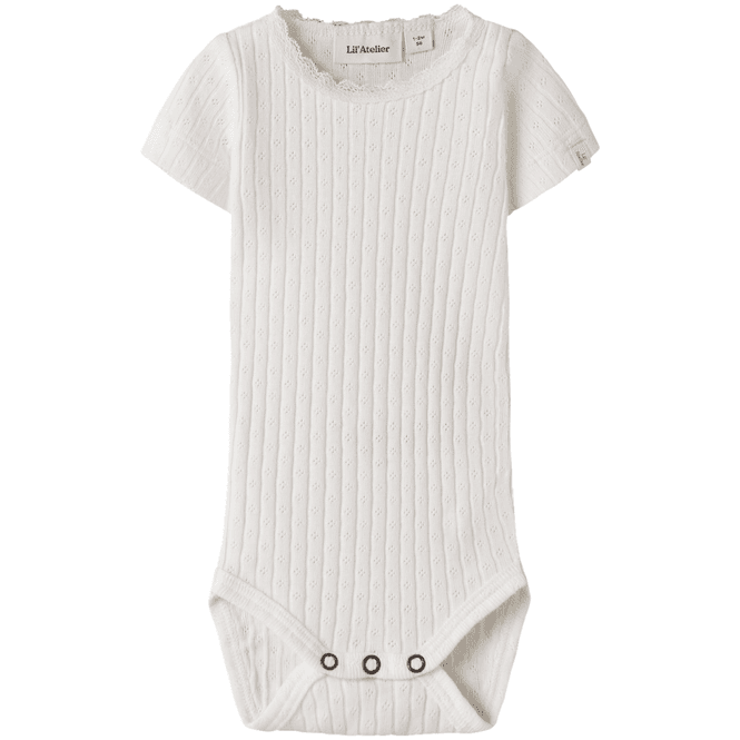 Hovedbilde Lil' Atelier Nbfhaldis kortermet body, Coconut ...