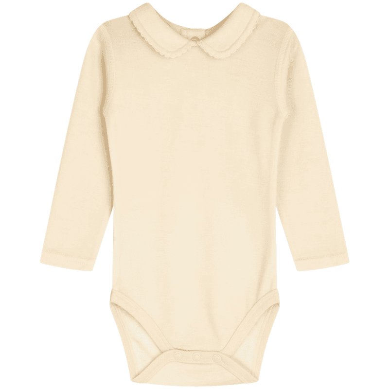 Hust and Claire Beate body i ull/bambus, Ecru