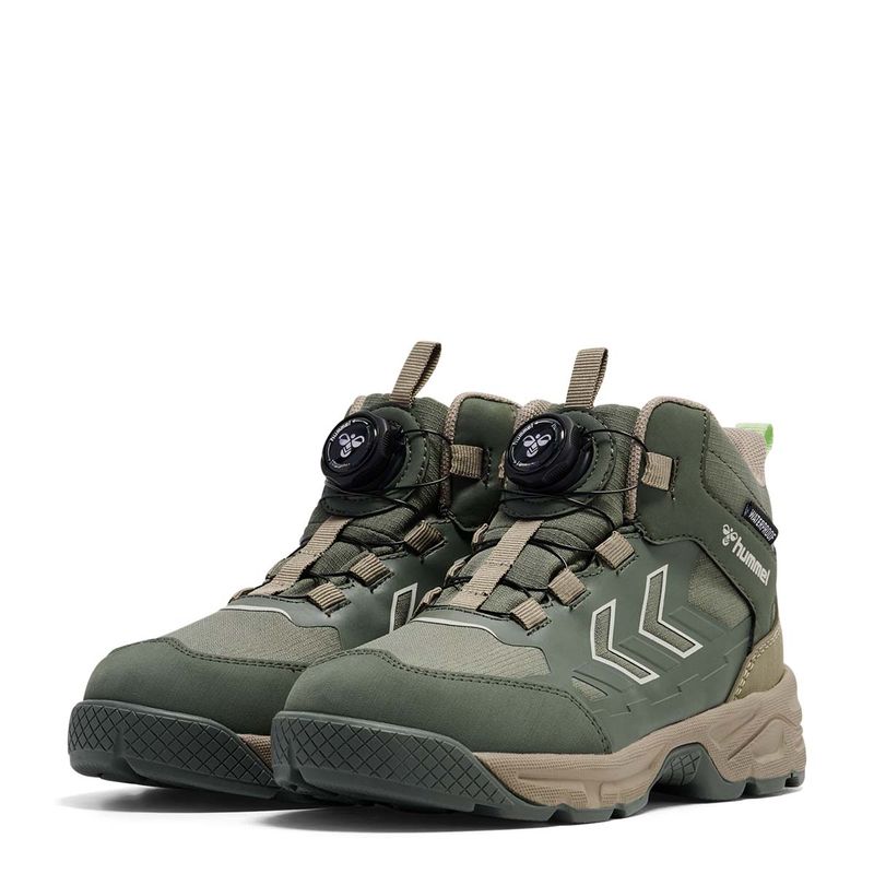 Hummel Cliff Easy Tex Boot Jr vintersko til barn,Castor Gray