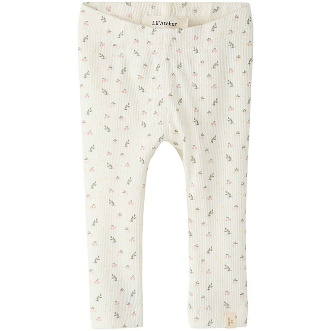 Hovedbilde Lil' Atelier Nbfgago leggings til baby, Coconut ...