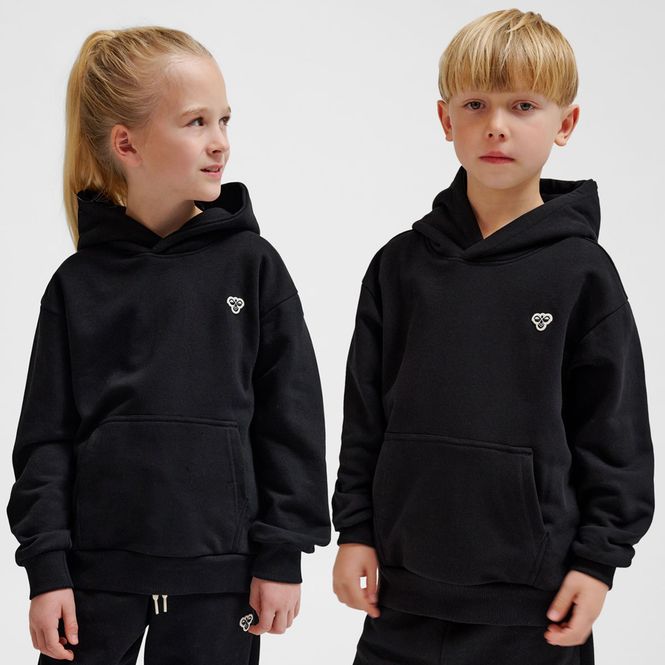 Hovedbilde Hummel Loose Bee hettegenser til barn, Black
