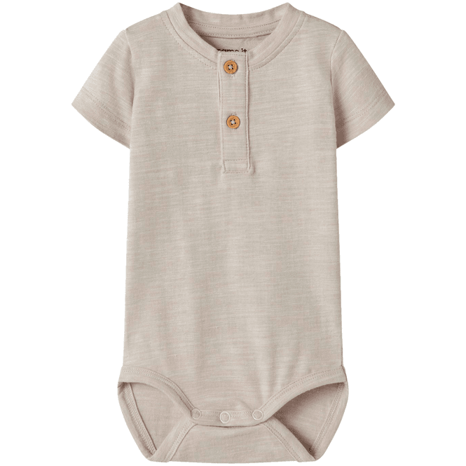 Hovedbilde Name It Nbmjano kortermet body, Chateau Gray