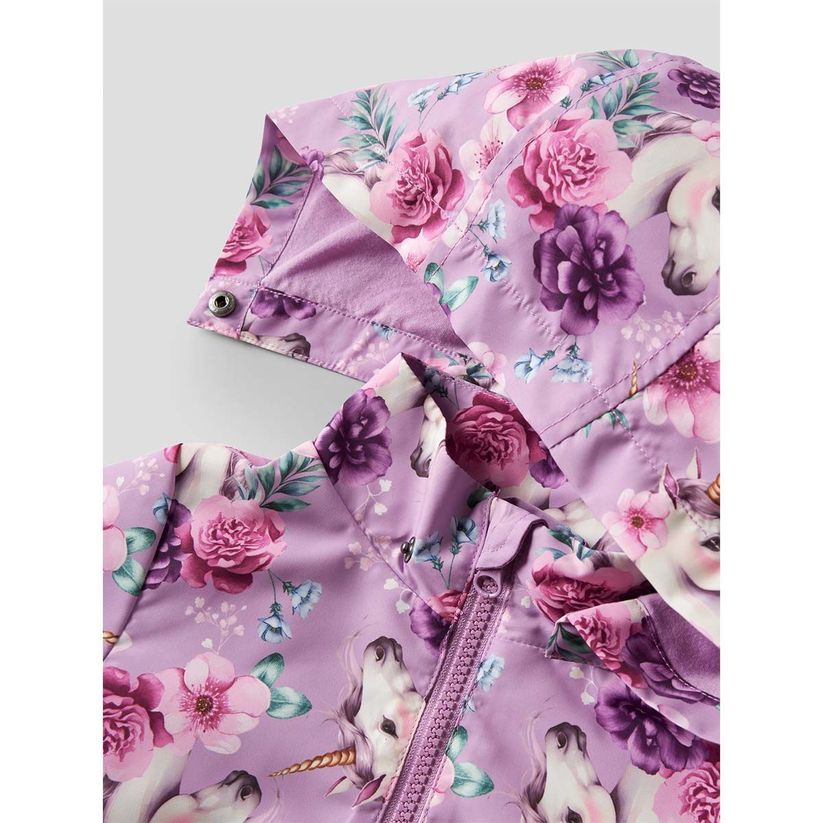 Name It Nmfmaxi vår-og høstjakke småbarn, Violet Tulle