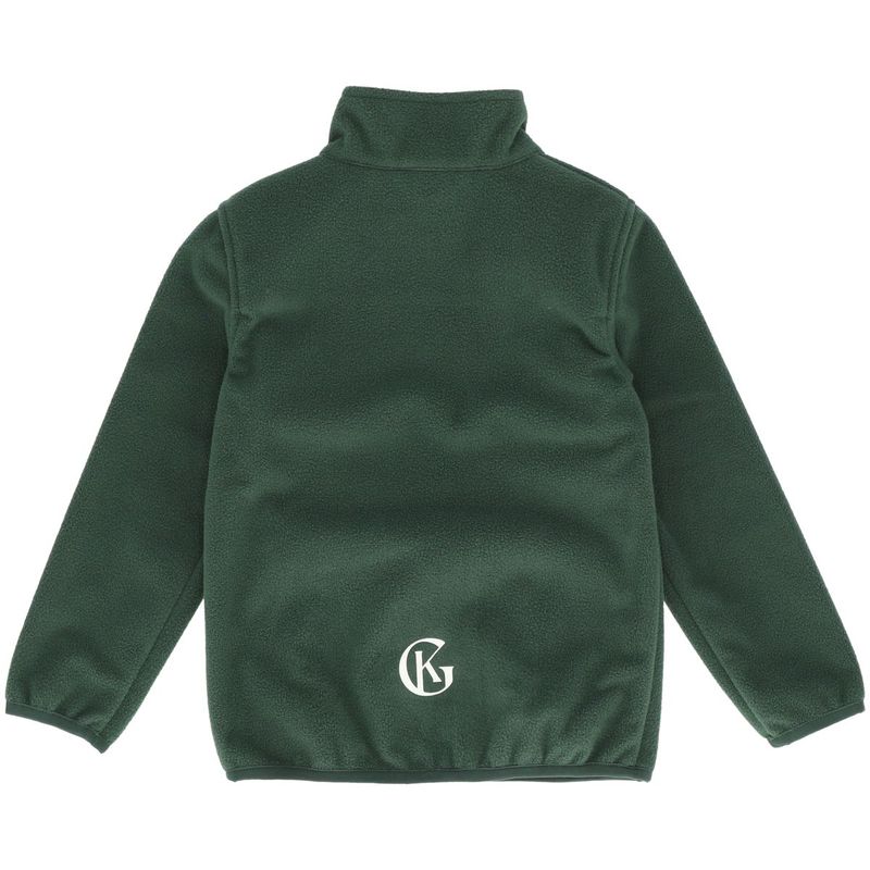 Gullkorn Clover vindfleece jakke til barn, Tang